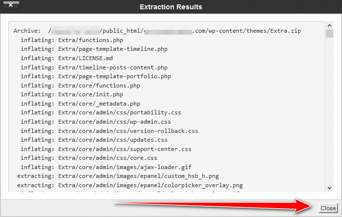 tema añadido cpanel